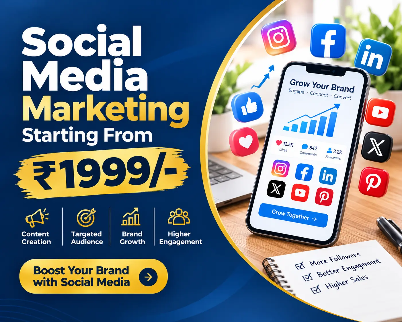 Social media marketing services by Business24Hub