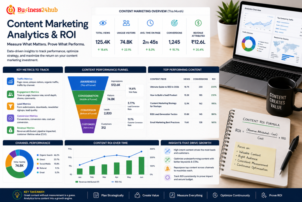 Content Marketing Analytics & ROI 2 Content Marketing Analytics & ROI