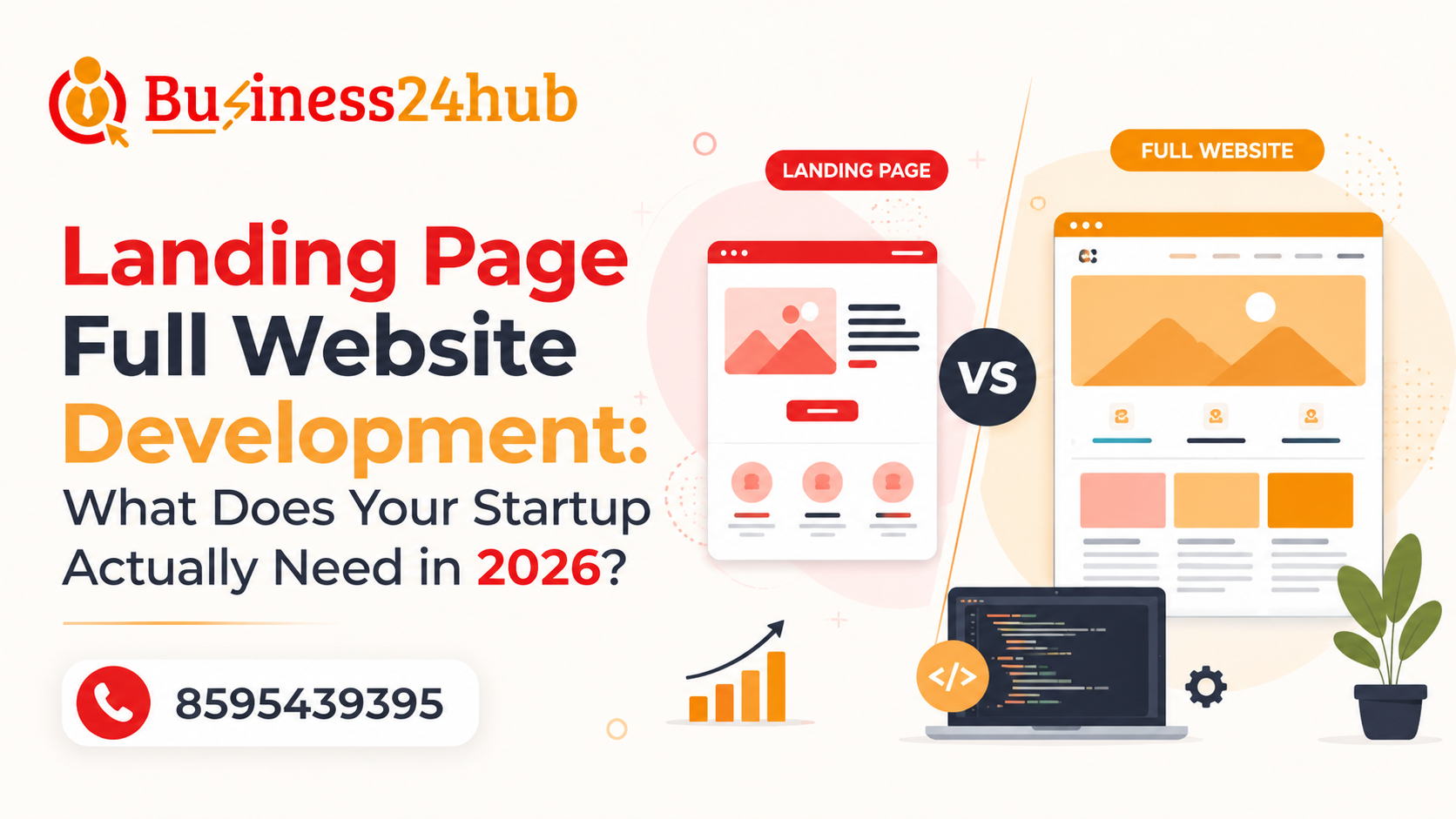 Landing Page vs Full Website Development