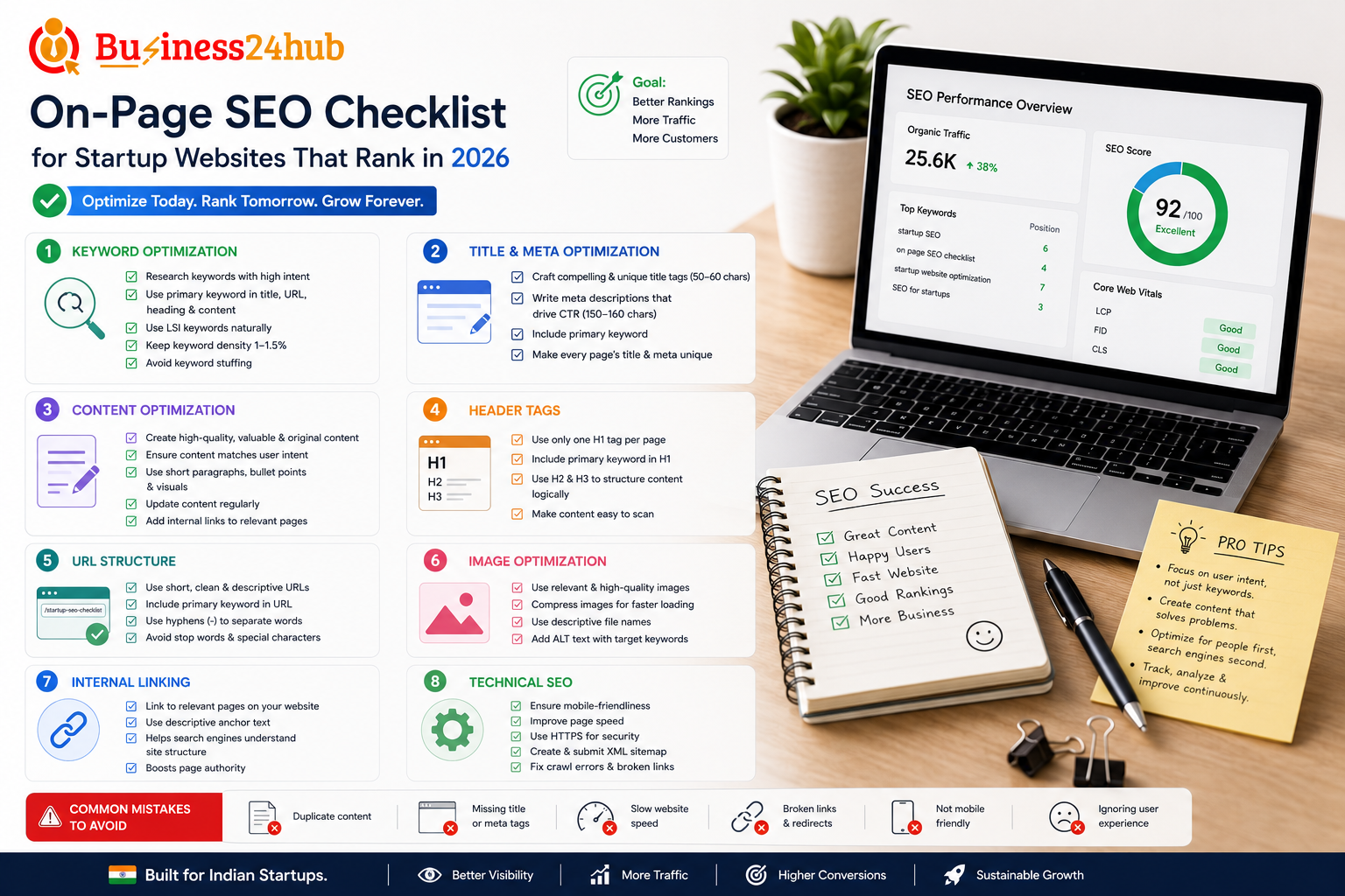On-Page SEO Checklist for Startup Websites That Rank in 2026 2 On-Page SEO Checklist for Startup Websites That Rank in 2026